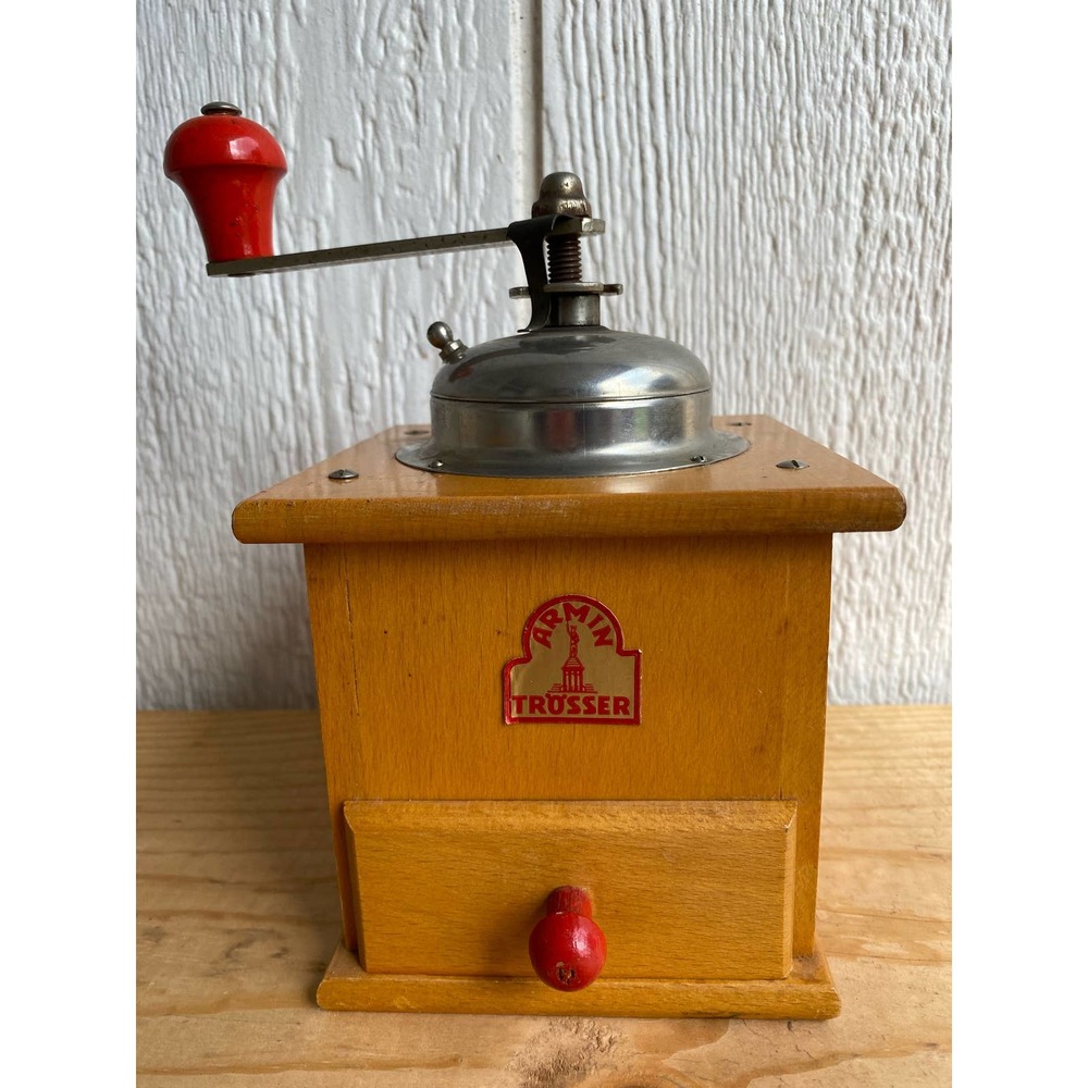 Vintage Antique Armin Trosser Coffee Grinder